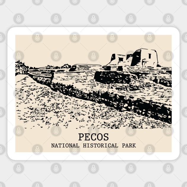 Pecos National Historical Park Sticker by Lakeric